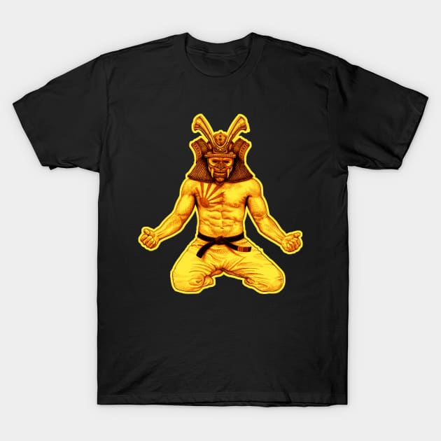 Samurai mask - Japanese warrior - samurai code T-Shirt by undersideland